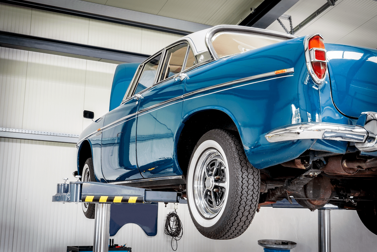 Oldtimer Reinigung mit Trockeneis