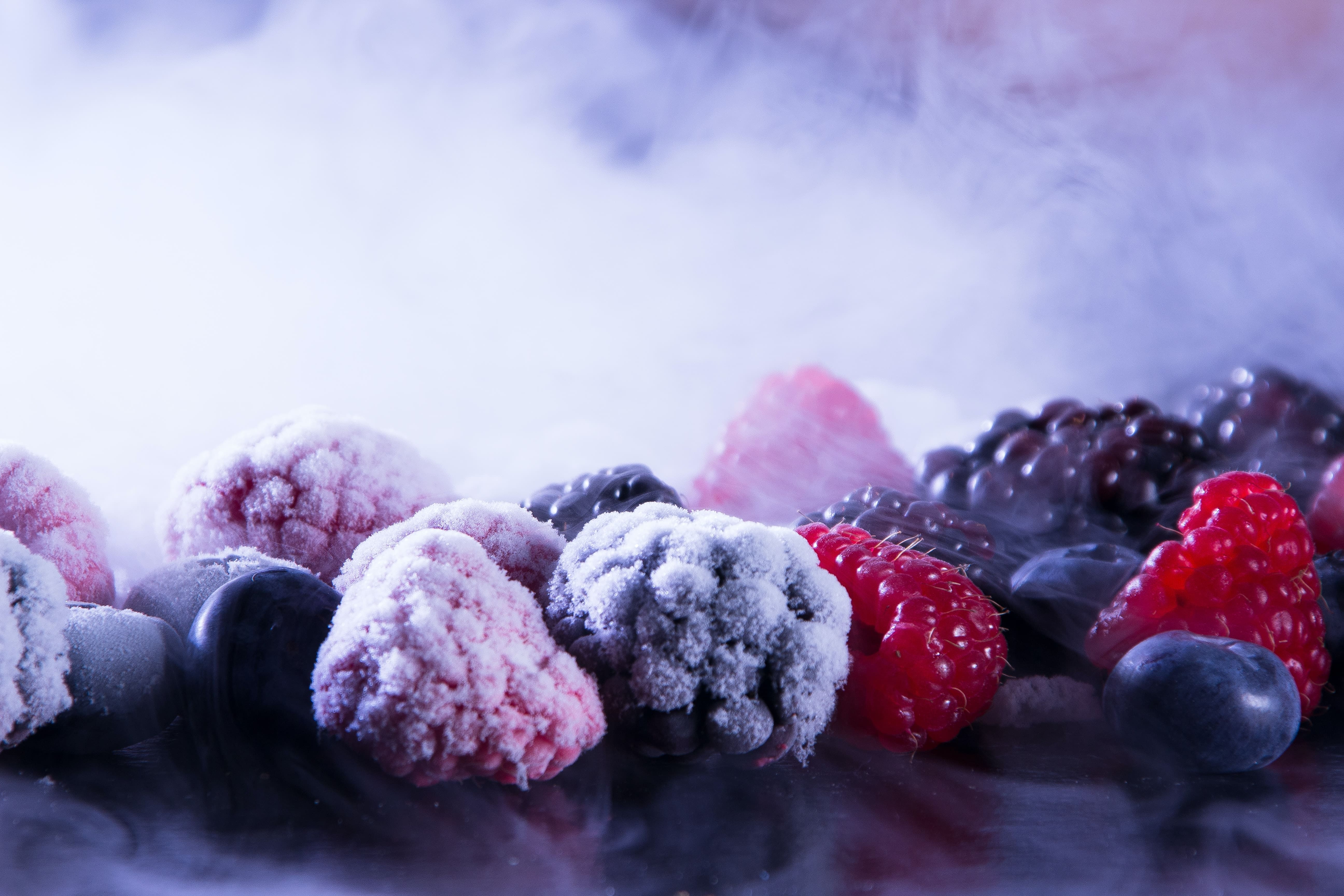 Gefrorene Beeren