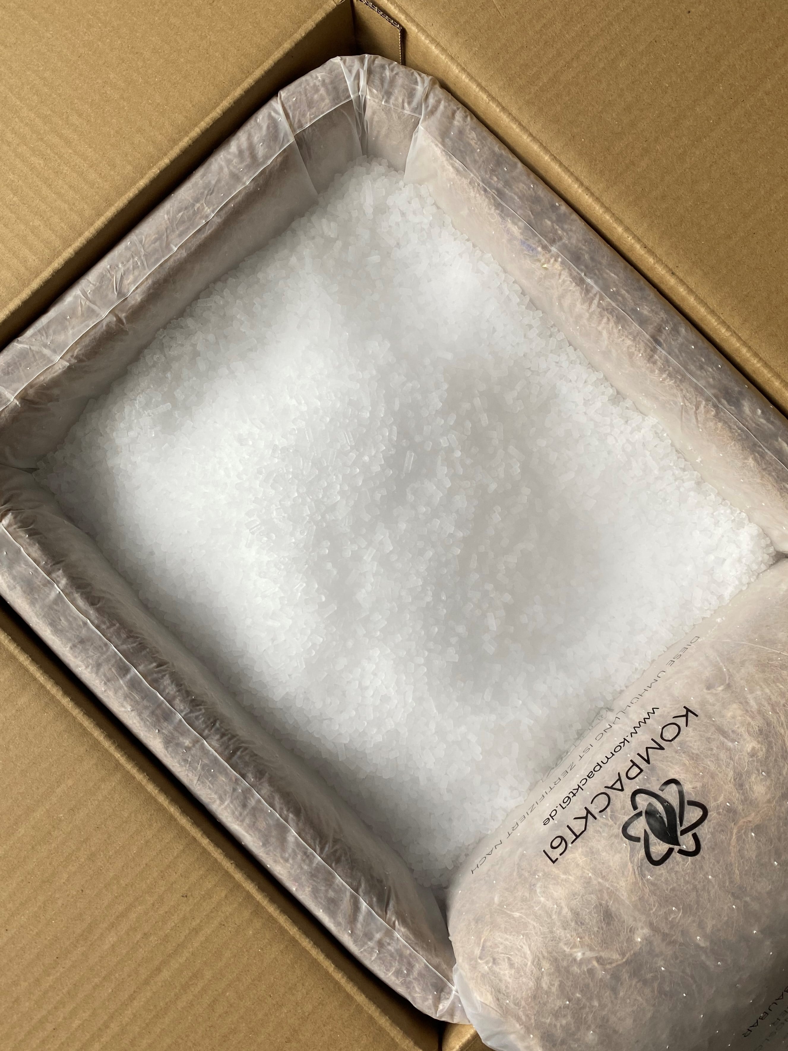 Versandverpackung mit Trockeneis